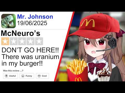 Evil Neuro's FIRST DAY At Work Went As Expected 🍔🍟