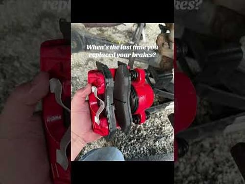 Brake time check-up. When’s the last time you replaced your brakes?