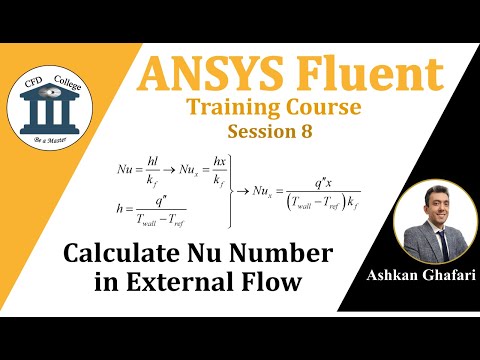 ANSYS Fluent Tutorial: How to Calculate Nusselt Number in External Flow
