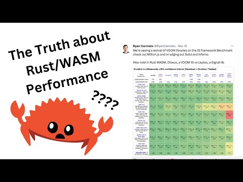 The Truth about Rust/WebAssembly Performance
