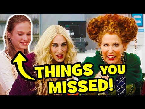 I Paused HOCUS POCUS 2 Over 50 Times & Found These SPOOKY Details!