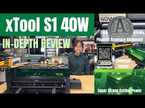 xTool S1 40W: The new king of fully enclosed diode laser engraver with super strong cutting power