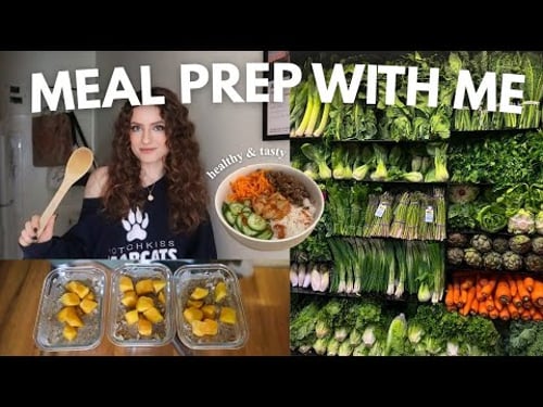 Meal Prep for Work w/ Me | Healthy Cheap Recipes That Taste Good