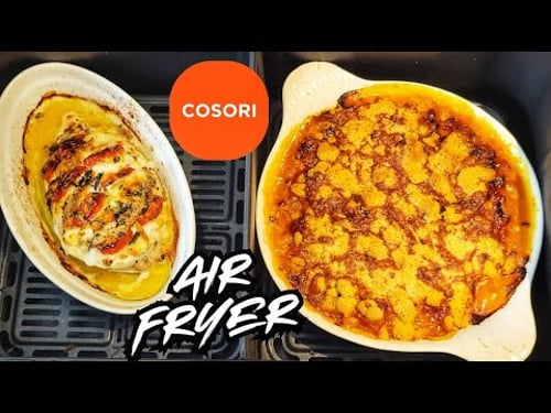 POULET PROVENCAL et CRUMBLE DE TOMATES AU AIRFRYER COSORI