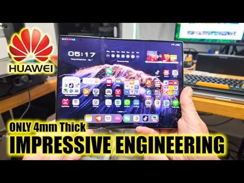 The World's ThHINNEST 3-Fold Phone | Huawei Mate XTs