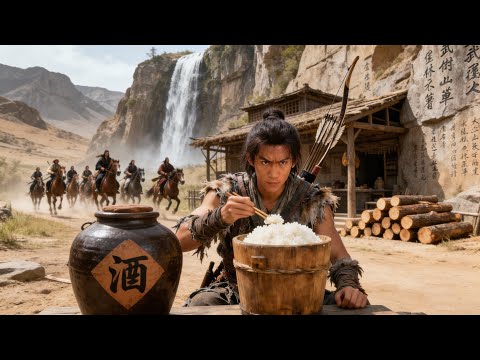 Mountain boy born with godly strength pulls giant bow, rises to become war god.