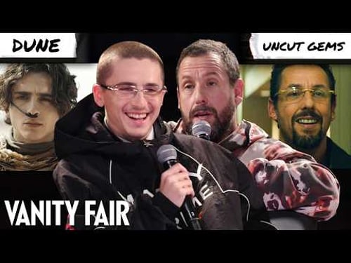 Timothée Chalamet & Adam Sandler Rewatch 'Dune,' 'Uncut Gems,' 'Marty Supreme' & More | Vanity Fair