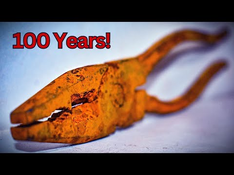 Extreme Rusty and Jammed Pliers Restoration