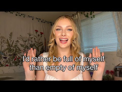 You're not full of yourself, they're just jealous.