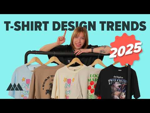 Top 5 T-shirt Design Trends to Sell in 2025 | Print-on-demand