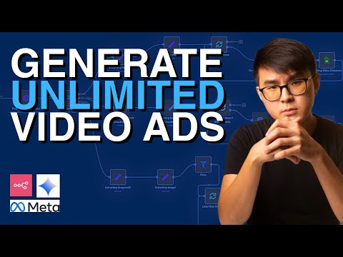 How I Automate Unlimited Meta Video Ads For FREE To Test (n8n ffmpeg)