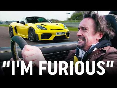 Richard Hammond Drives the GT3-Engined Boxster, and He's FURIOUS