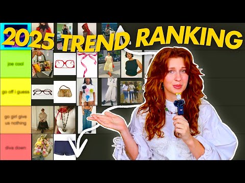 Tier Ranking the Fashion Trends of 2025