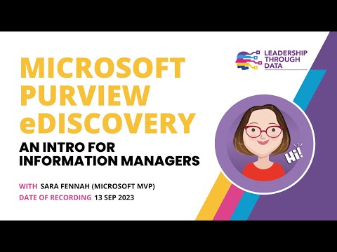 Microsoft Purview eDiscovery | An intro for Information Managers