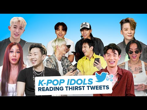 K-Pop Idols Reading Thirst Tweets