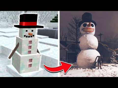 Minecraft MOBS im ECHTEN LEBEN GESICHTET! 😥