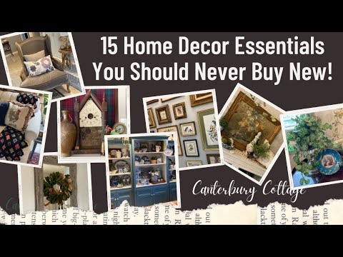 15 Home Decor Essentials You Should Buy at the Thrift Store