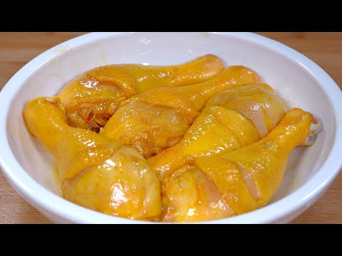 盐焗手撕鸡腿好吃有诀窍,广东名厨教我不外传方法,出锅肉质鲜嫩不柴,太香了,孩子抢着吃#like #food #cooking #delicious