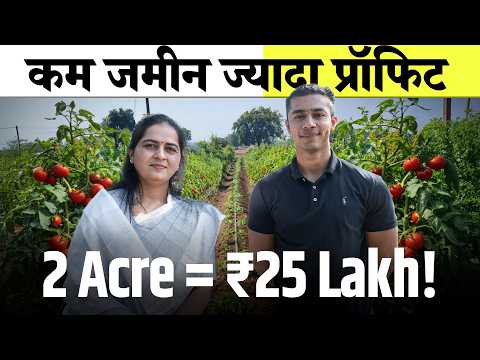 Hi-Tech Farming Success: Lady Farmer Earns 25 Lakh from Half Acre Land| Bhavana Nikam | Agritalk