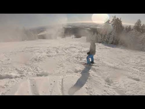 Jak się jeździ po zamkniętej trasie narciarskiej ?! - CZECHY ośrodek Jańskie Łaźnie