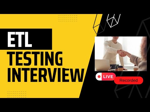 Etl testing Interview || Live Recorded