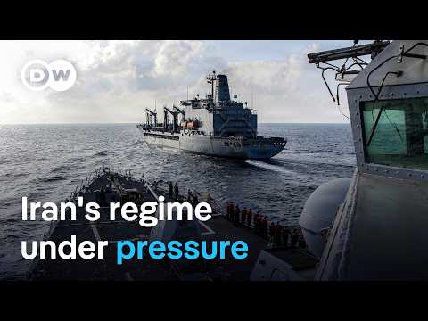 Iran's regime caught between new protests and US military buildup | DW News