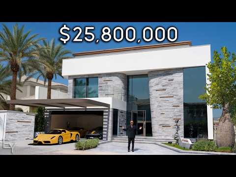 Touring a $25M Dubai Waterfront Mansion Designed by Pininfarina!
