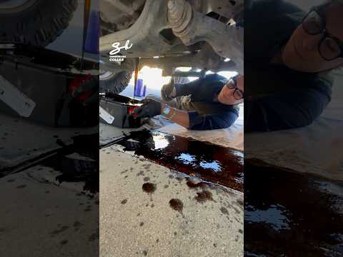 Oil Change Goes Wrong! 😳 #service #cars #oil