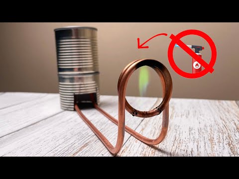 π₯π₯JUST TWIST THE COPPER TUBE! An Eternal CANDLE in a Couple of Minutes