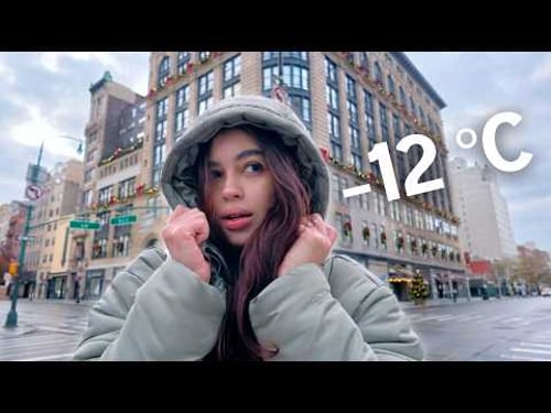 24h encarando o frio EXTREMO de nova vork! | VLOGMAS 6