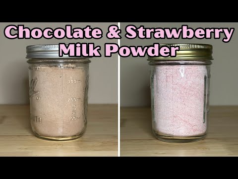 Skip the Store! Make Your Own Chocolate & Strawberry Milk Powders!