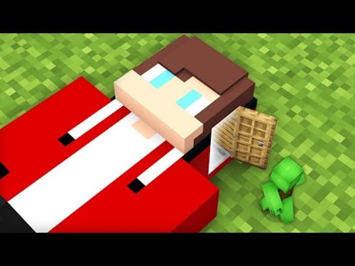What inside this JJ? Mikey saved JJ in Minecraft Challenge (Maizen Mazien Mizen)