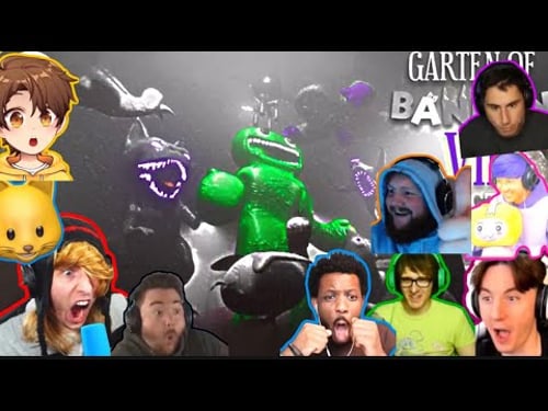 YouTubers React Too: JUMBO JOSH Fight Scene In GARTEN OF BANBAN 7!🔴