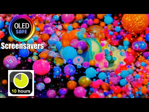 Floating Gradient Colors Screensaver - 10 Hours - 4K - OLED Safe