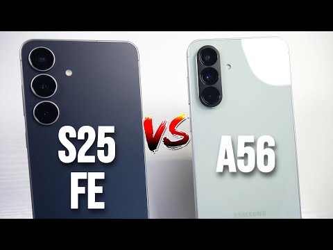 Samsung Galaxy S25 FE VS Samsung Galaxy A56 In 2026 - (Speed Test, Cameras, Speakers & PUBG)