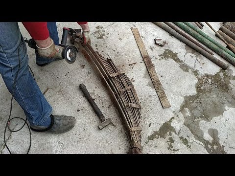 Делаю из рессоры параллельки для фрезерного станка