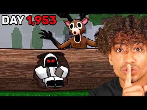 I Survived In A LOG For 99 Nights In The Forest..