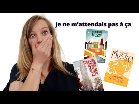 Je lis 3 romans récents de Guillaume Musso