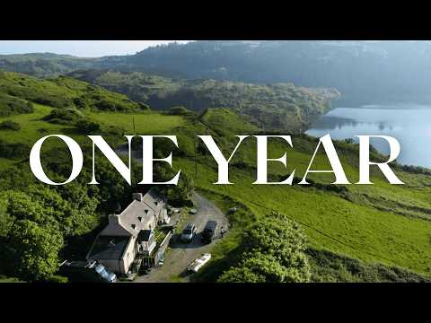 YEAR ONE Everything we built on our abandoned land, Ireland | TIMELAPSE | One Year Progress