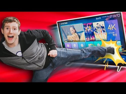 We got the Kick-Proof TV from China!