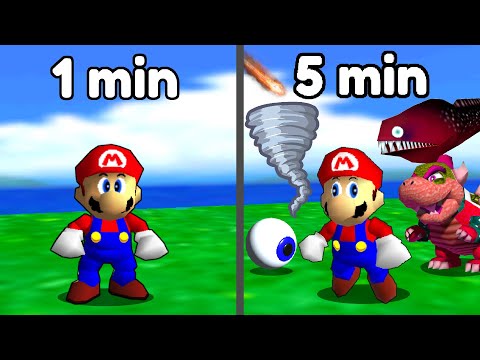 Mario 64 but a Random Enemy Spawns Every Minute