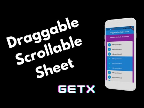 Draggable Scrollable Sheet & Highlight Selected Item in ListView || Flutter || GetX