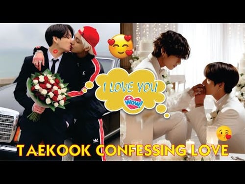 BTS Taekook Confessing Love