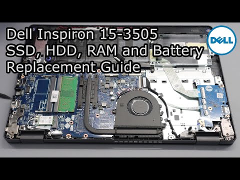 Dell Inspiron 15-3505 - M.2 SSD, 2.5" HDD, RAM and Battery Upgrade/Replacement Guide