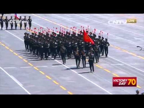 1,000 foreign troops participate in China's military parade