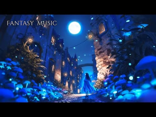 Relaxing Harp & Female Vocals | Ethereal Fantasy Music - "Cobblestones & Moonlight"