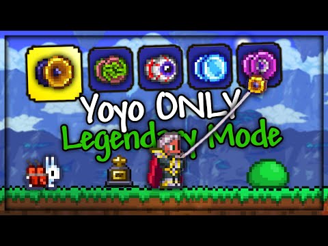 Can I Beat Terraria Legendary Mode YO-YO ONLY? (For The Worthy)