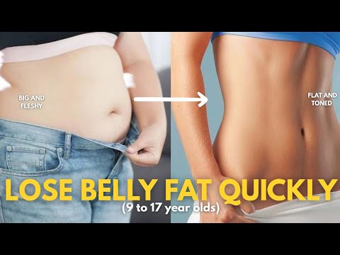 Fastest way to lose belly fat as a teen (easy and effective🔥)