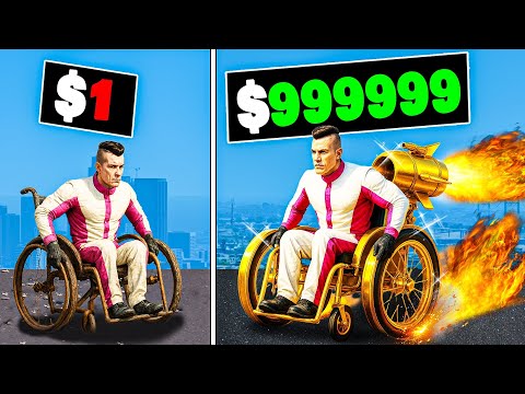 $1 to $1,000,000 Wheelchair in GTA 5