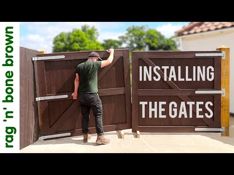 This Could Get Interesting...!! Gate Hanging